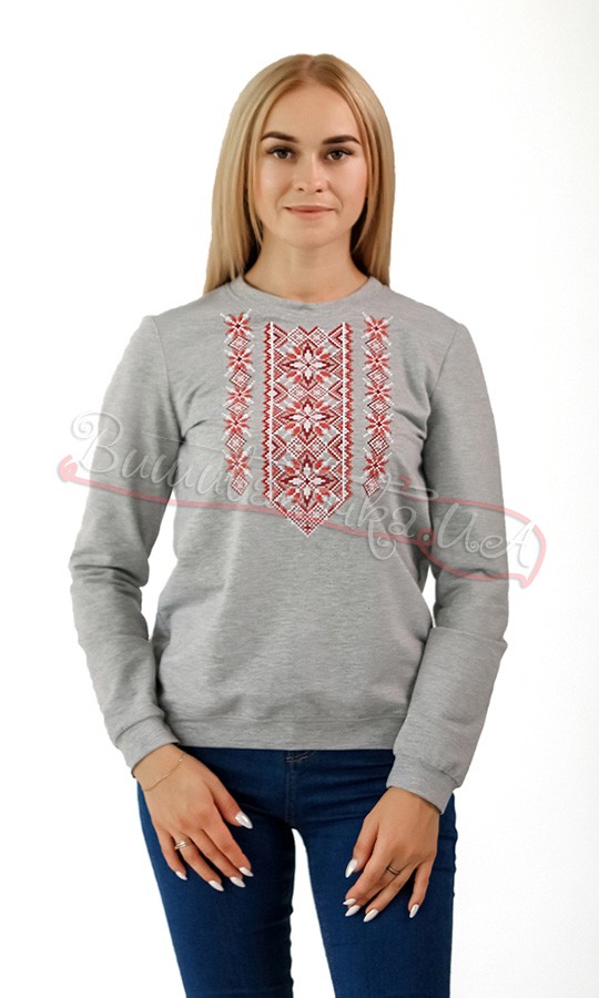 Кофта женская с вышитым орнаментом 6106 - фото 1 vishivano4ka.com.ua