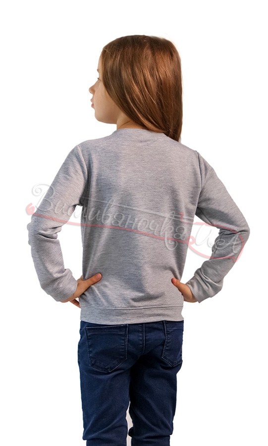 Світшот з вишивкою для дівчинки 6309 - фото 2 vishivano4ka.com.ua