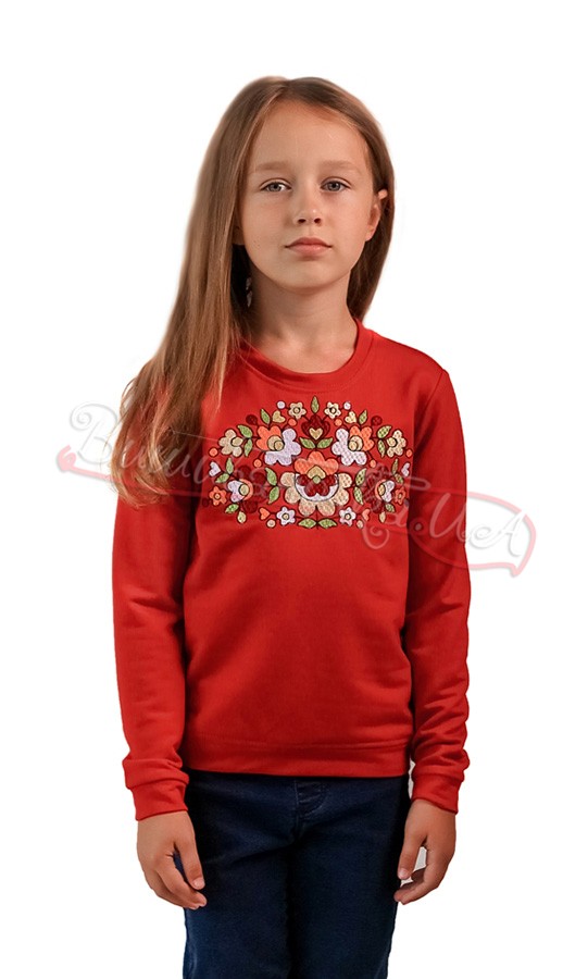 Кофта з яскравим вишитим орнаментом 6304 - фото 1 vishivano4ka.com.ua