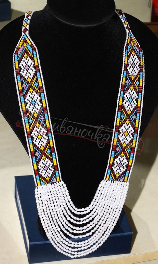 Жіноча прикраса з бісеру 8006 - фото 1 vishivano4ka.com.ua