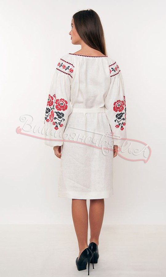 Вышитое платье на льне 4183 - фото 2 vishivano4ka.com.ua