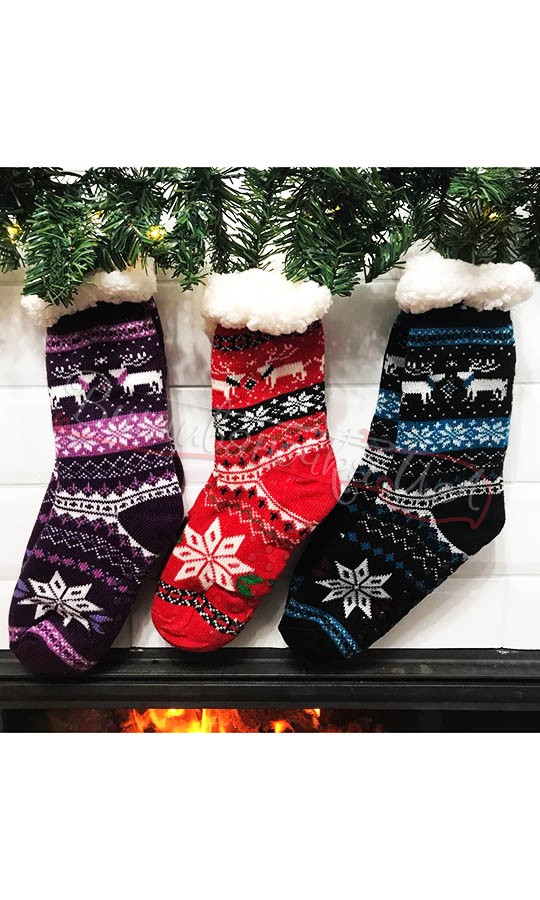 Носки новогодние 20198 - фото 1 vishivano4ka.com.ua