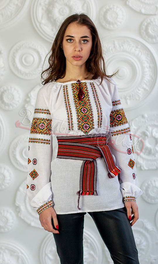 Жіноча вишиванка з яскравим узором 9999 - фото 1 vishivano4ka.com.ua