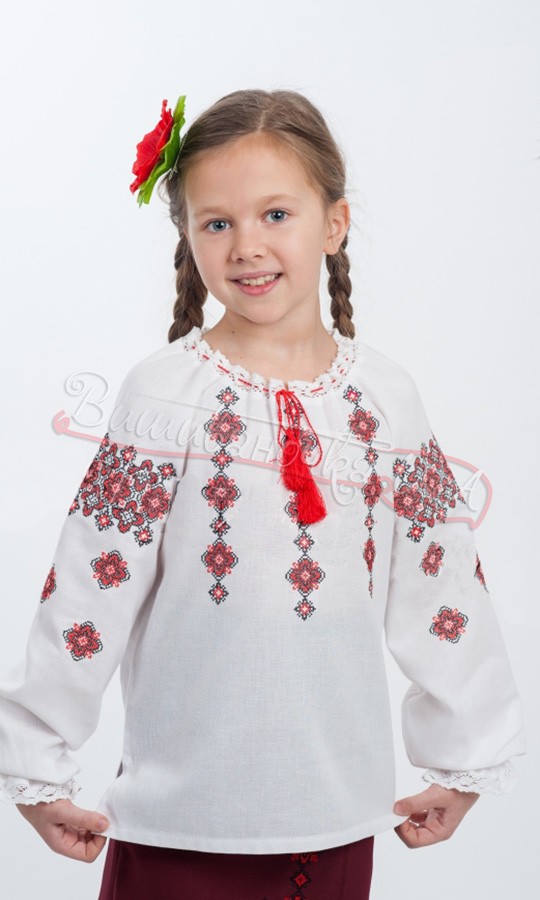 Вышиванка на девочку 4303 - фото 1 vishivano4ka.com.ua