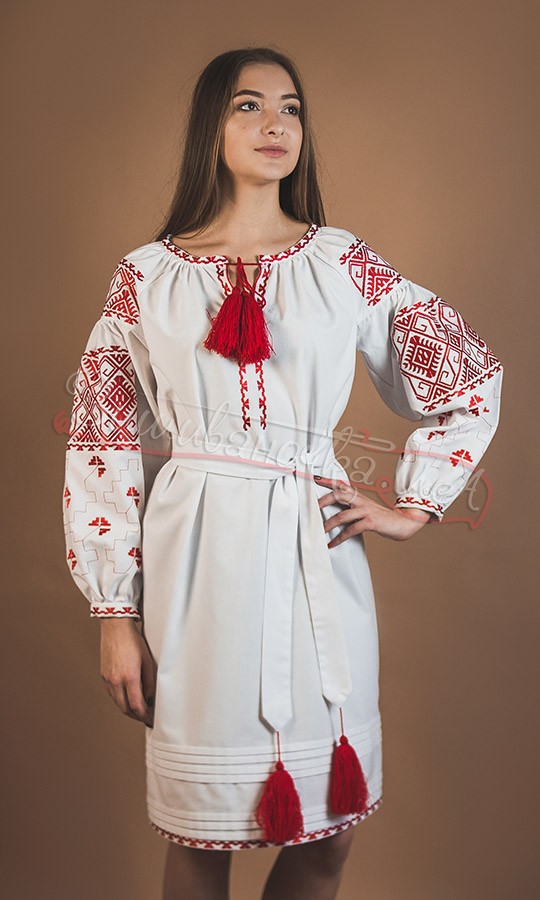 Жіноча сукня з яскравим орнаментом Ч 7331 - фото 1 vishivano4ka.com.ua