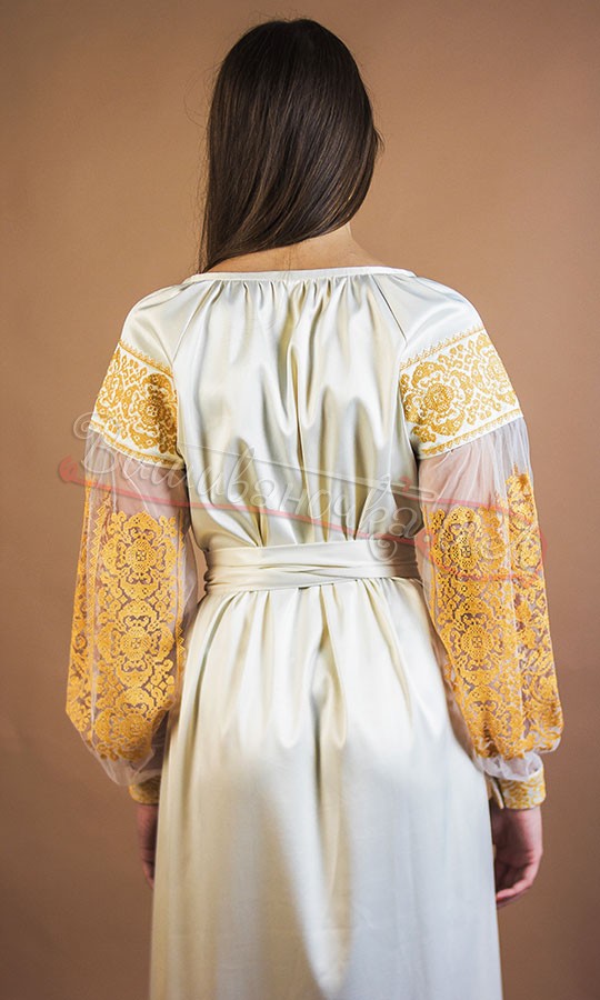 Изысканное женское платье 7347 - фото 4 vishivano4ka.com.ua