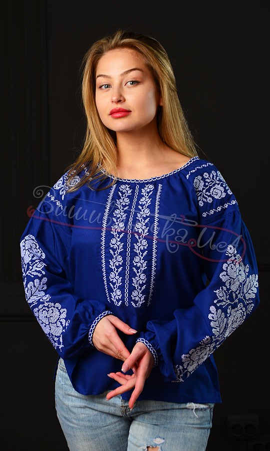 Яскрава жіноча вишиванка  525-7 - фото 1 vishivano4ka.com.ua