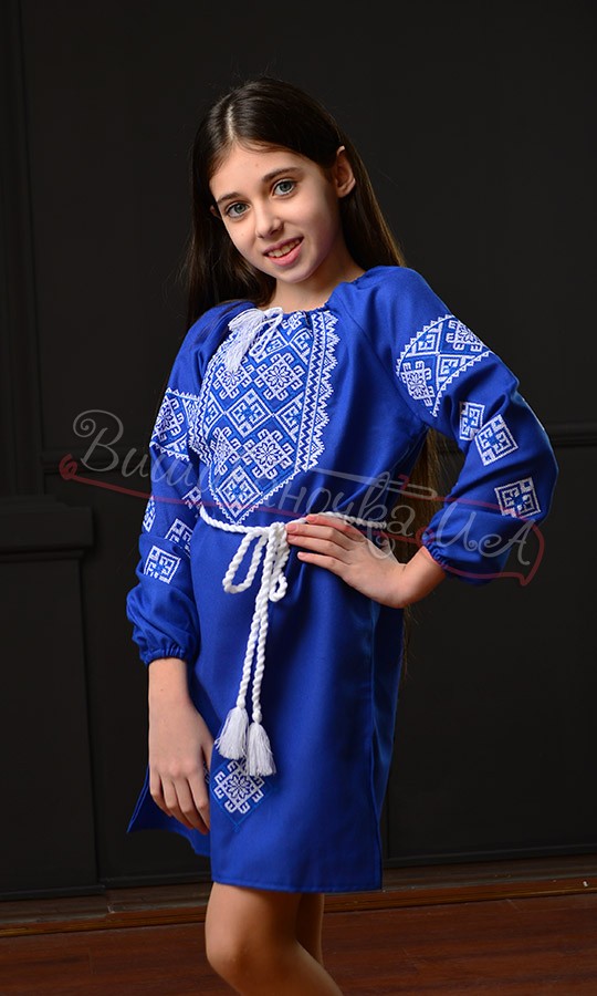 Яскрава дитяча сукня 814-10 - фото 1 vishivano4ka.com.ua