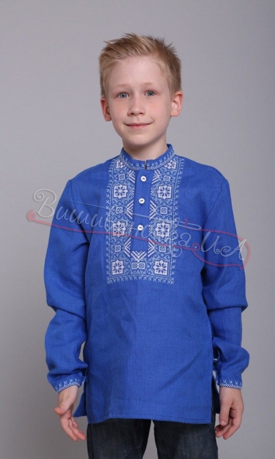 Вишиванка для хлопчика з льону 4432 - фото 1 vishivano4ka.com.ua