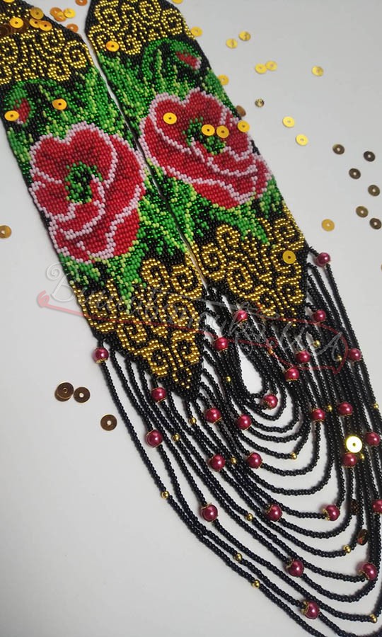 Гердан Троянда в золоті 8022 - фото 1 vishivano4ka.com.ua