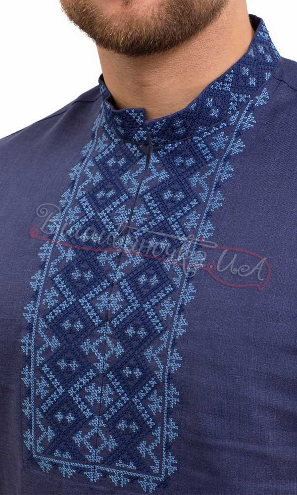 Вышиванка с коротким рукавом SM 032 - фото 2 vishivano4ka.com.ua