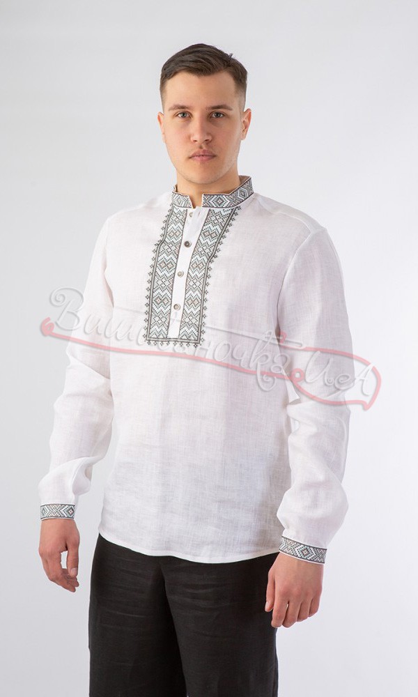 Вишиванка чоловіча, льон СМ016 - фото 1 vishivano4ka.com.ua