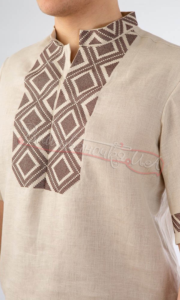 Мужская вышиванка SM 034 - фото 3 vishivano4ka.com.ua