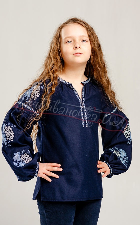 Дитяча блуза з вишивкою 948-6 - фото 1 vishivano4ka.com.ua