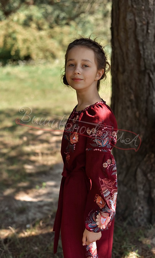 Дитяча лляна сукня 4350 - фото 2 vishivano4ka.com.ua