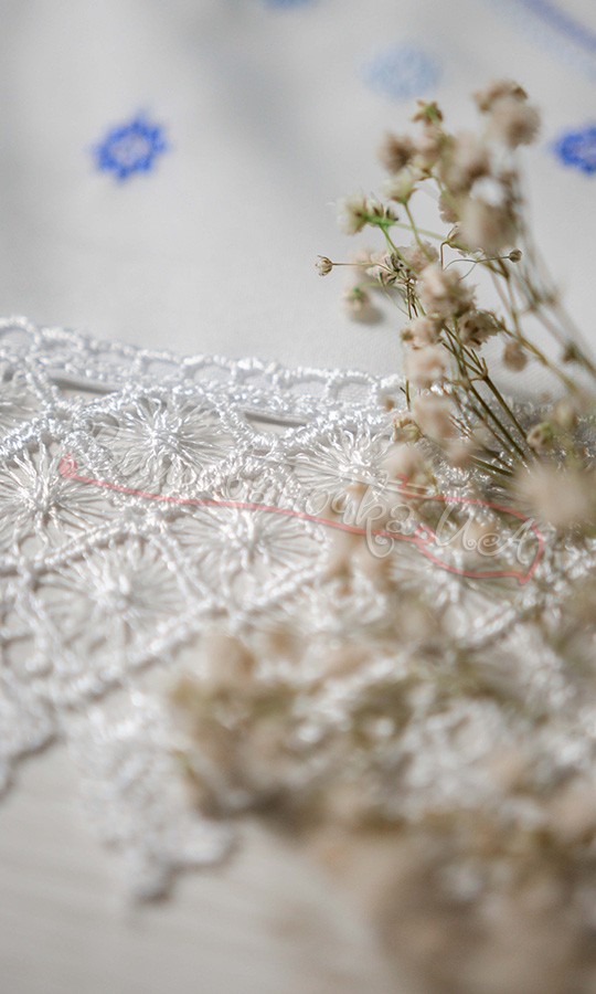 Рушник для ікон, синій узор (2 шт) С-07 - фото 4 vishivano4ka.com.ua