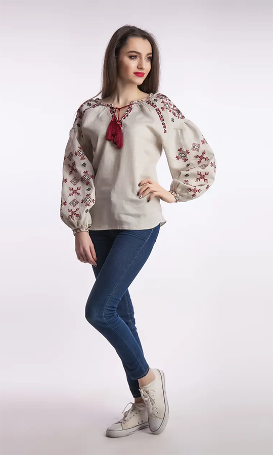 Жіноча вишита сорочка 1018 - фото 2 vishivano4ka.com.ua