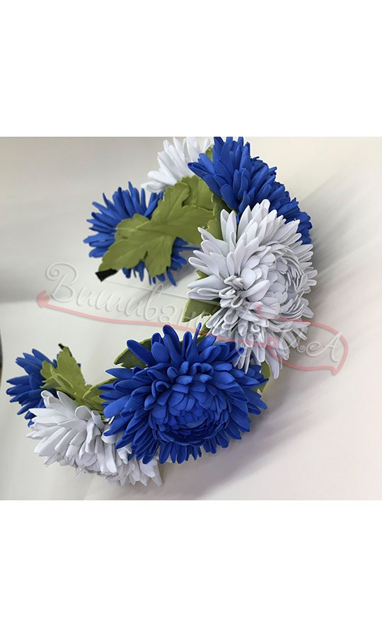 Вінок з квітів ручної роботи В29 - фото 1 vishivano4ka.com.ua