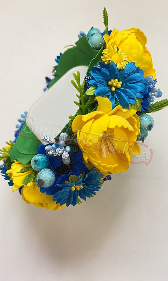 Вінок із квітів В31 - фото 1 vishivano4ka.com.ua