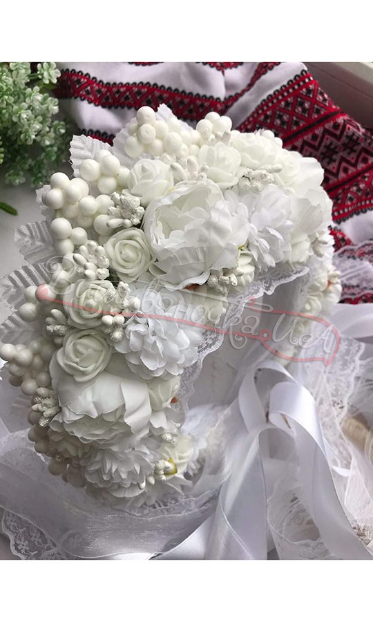 Віночок ручної роботи В35 - фото 2 vishivano4ka.com.ua