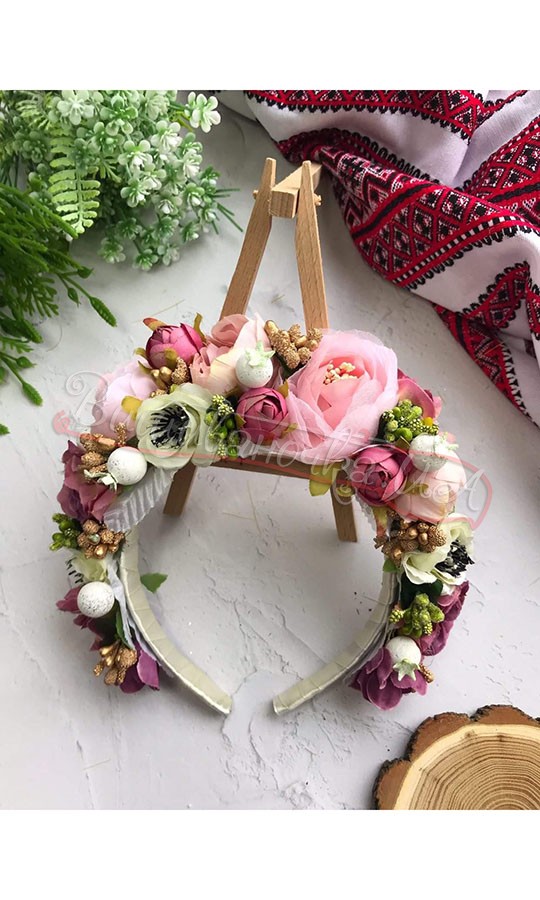 Віночок ручної роботи В41 - фото 1 vishivano4ka.com.ua