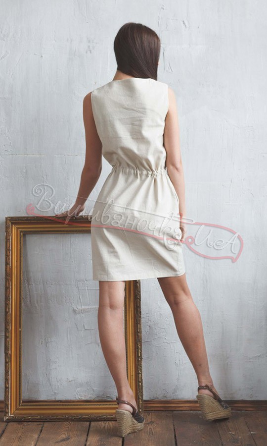 Летнее женское платье SL 151 - фото 3 vishivano4ka.com.ua