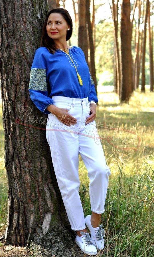 Вишиванка з патріотичною вишивкою Ж22 - фото 4 vishivano4ka.com.ua