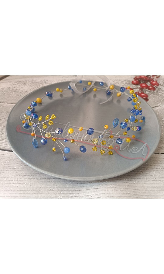 Вінок-діадема П02 - фото 1 vishivano4ka.com.ua