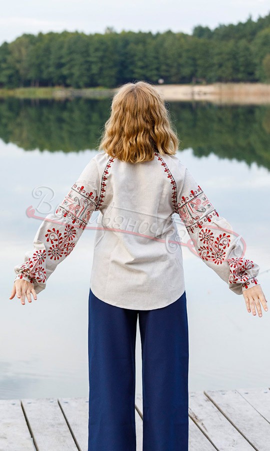 Жіноча вишита блуза 7451 - фото 4 vishivano4ka.com.ua