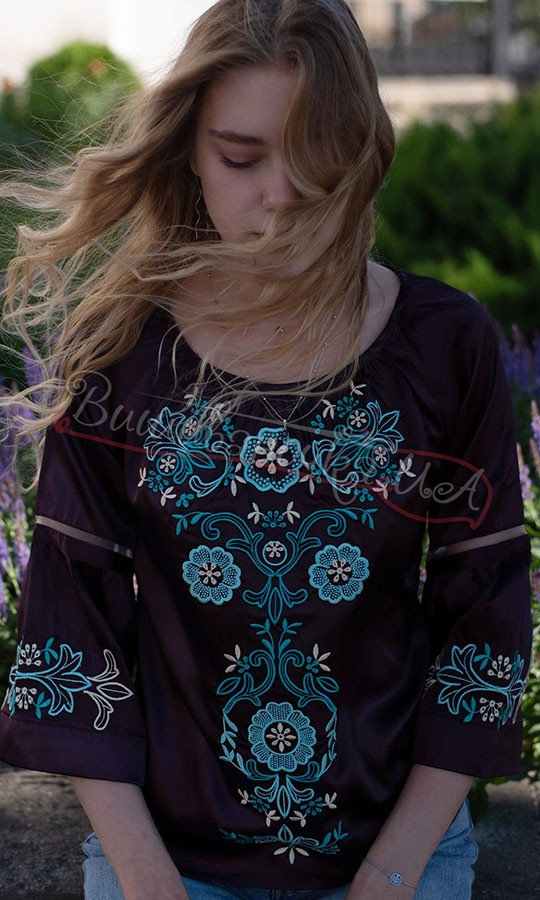 Жіноча блуза з вишивкою 7356 - фото 2 vishivano4ka.com.ua