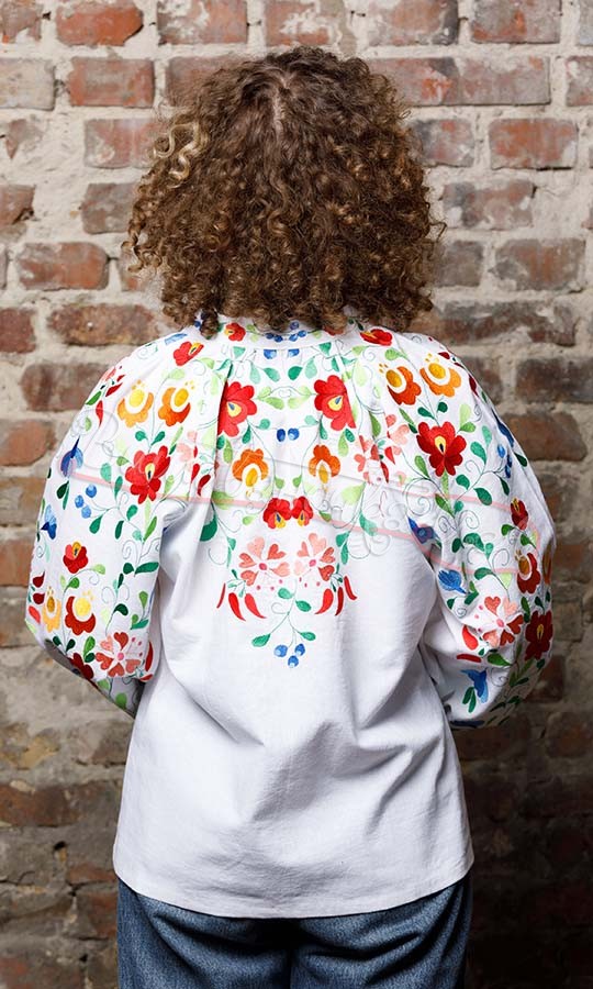 Дизайнерська жіноча сорочка 7399 - фото 3 vishivano4ka.com.ua