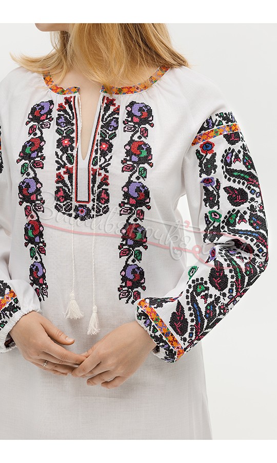 Сукня з борщівським орнаментом 7497 - фото 2 vishivano4ka.com.ua