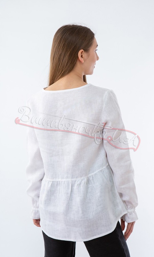 Блуза женская из льна BL 278 - фото 3 vishivano4ka.com.ua