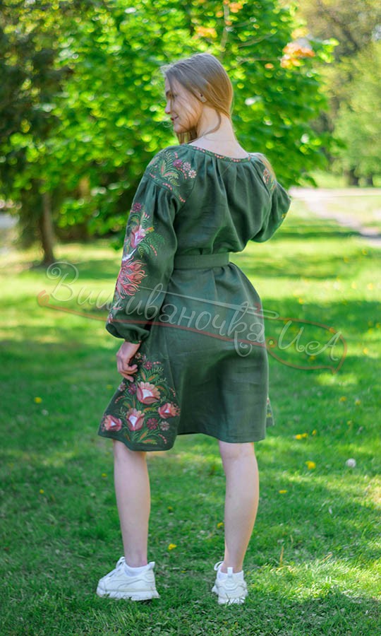 Вишита лляна сукня 4609-к - фото 3 vishivano4ka.com.ua