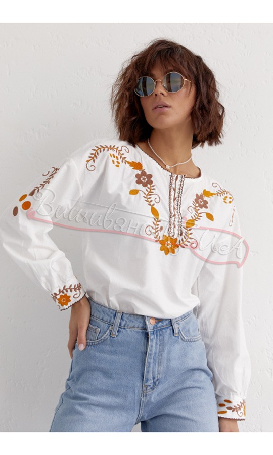Жіноча блуза з вишивкою 0102 - фото 1 vishivano4ka.com.ua