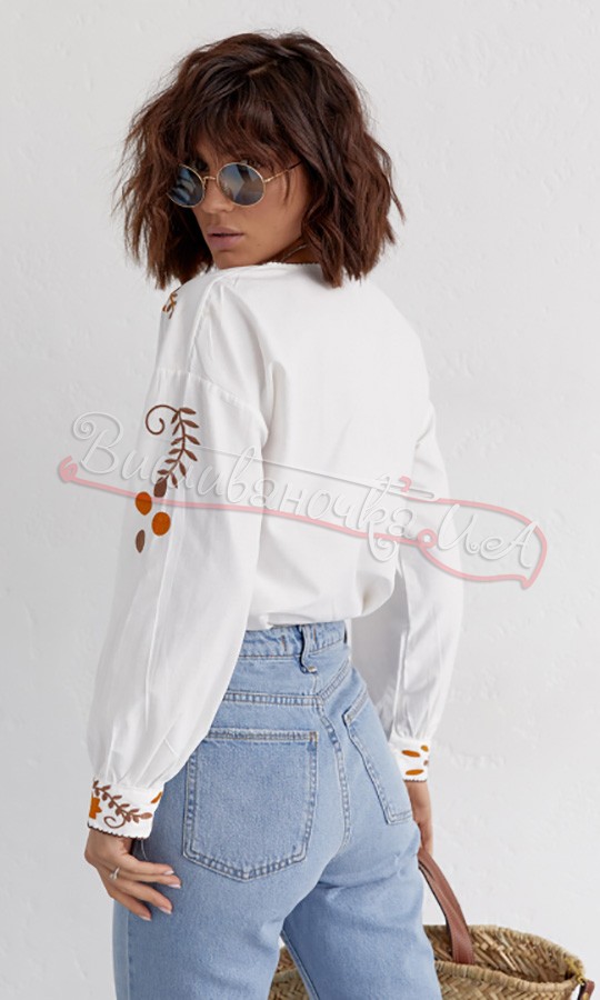 Жіноча блуза з вишивкою 0102 - фото 3 vishivano4ka.com.ua