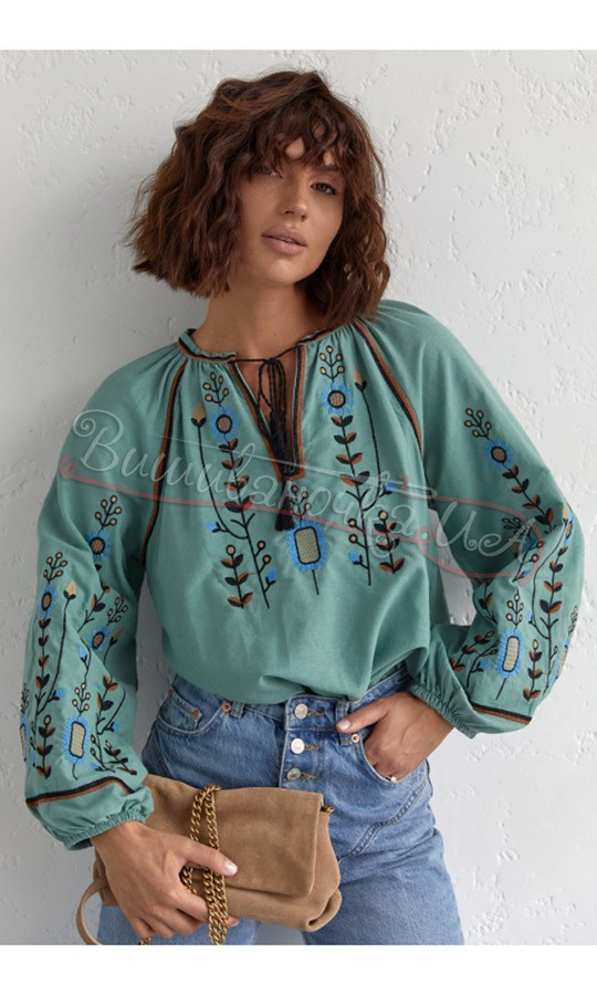 Вишита жіноча блуза 0107 - фото 1 vishivano4ka.com.ua