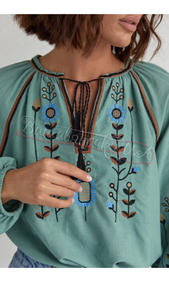 Вишита жіноча блуза 0107 - фото 2 vishivano4ka.com.ua