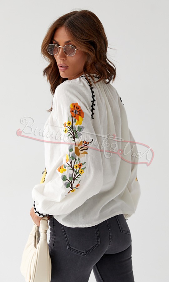 Жіноча вишита блуза 0109 - фото 2 vishivano4ka.com.ua