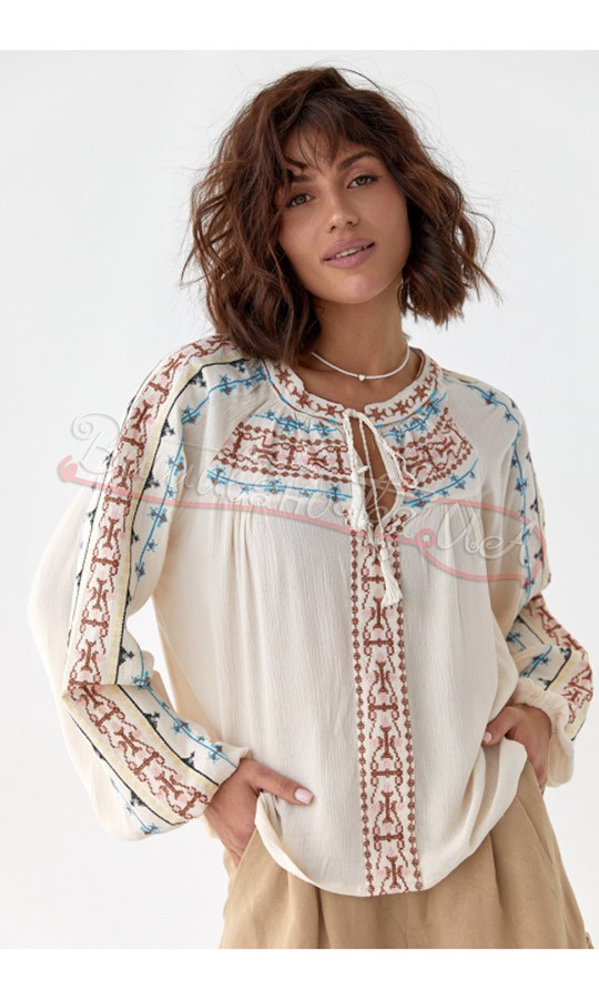 Блуза з вишивкою 0110 - фото 1 vishivano4ka.com.ua