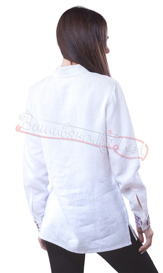 Блуза женская с воротничком BL 226 - фото 3 vishivano4ka.com.ua