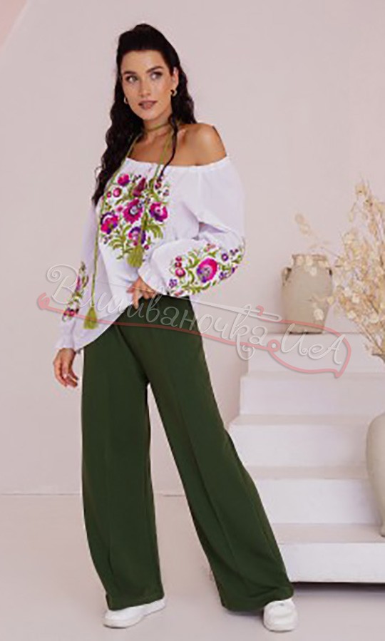 Вишиванка з квітковим візерунком 2030 - фото 1 vishivano4ka.com.ua