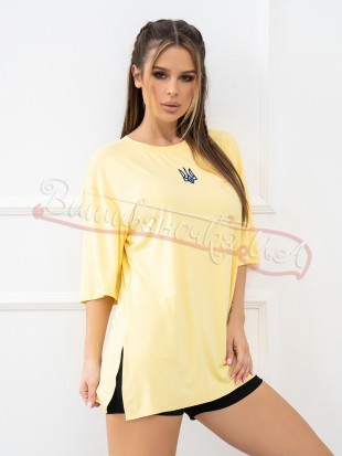 Жіноча футболка оверсайз 1393 - фото 1 vishivano4ka.com.ua