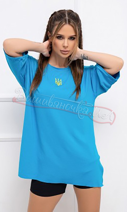 Жіноча футболка з гербом 1392 - фото 1 vishivano4ka.com.ua