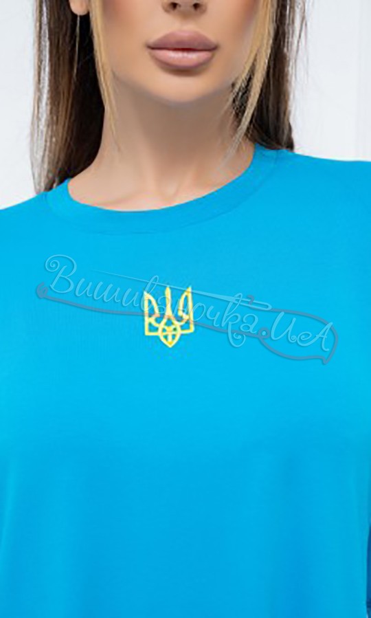 Жіноча футболка з гербом 1392 - фото 2 vishivano4ka.com.ua