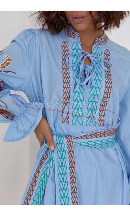 Сукня-вишиванка в етнічному стилі 0120 - фото 4 vishivano4ka.com.ua