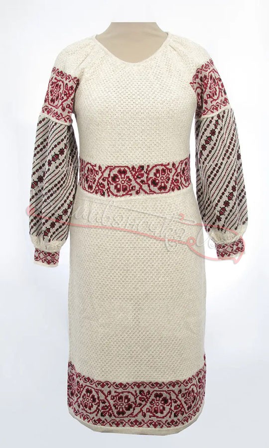 Сукня жіноча вязана 5542 - фото 1 vishivano4ka.com.ua