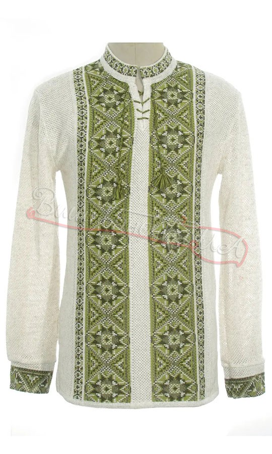 Чоловіча вязана вишиванка 5297 - фото 1 vishivano4ka.com.ua