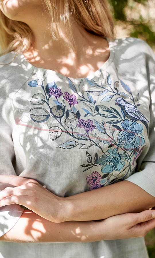 Жіноча вишита блуза Зозуля 4564 - фото 2 vishivano4ka.com.ua