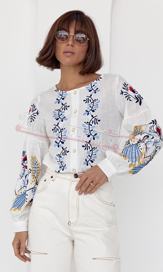 Жіноча вишита блуза 5549 - фото 1 vishivano4ka.com.ua